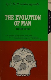 Cover of edition evolutionofman0000koen