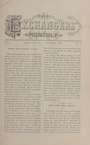 The Exchangers Monthly: Vol.I No.1-2, November-December 1885