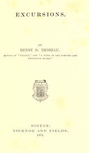 Cover of edition excursionshenry00thorrich