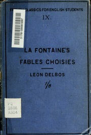 Cover of edition fableschoisiesed00lafouoft
