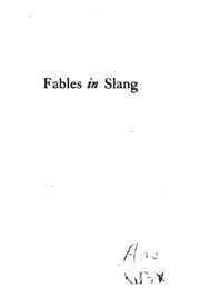 Cover of edition fablesinslang00adegoog