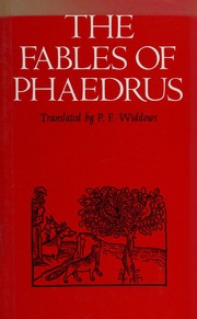 Cover of edition fablesofphaedrus0000phae