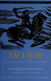 Cover of edition facundocivilizat0000sarm