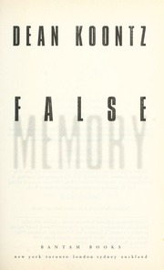 Cover of edition falsememory00koon