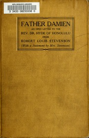 Cover of edition fatherdamienopen00stev