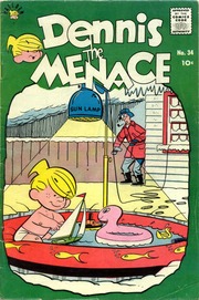 Fawcett Comics: Dennis the Menace 034 (Hallden-Fawcett) (1958) by Hank Ketcham/Marcus Hamilton/Ron Ferdinand/Scott Ketcham