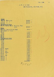 F.C.C. Boyd Invoices from B.G. Johnson, February 12, 1945, to May 21, 1945