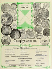 Featuring an El Dorado offering of Ancient coinage ... [06/05/1986]