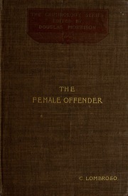 Cover of edition femaleoffender00lomb