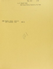 F. Emmett Peake Invoices from B.G. Johnson, December 21, 1945