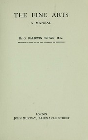 Cover of edition fineartsmanual1939brow