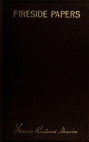 Cover of edition firesidepapers00marvuoft