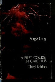 Cover of edition firstcourseincal00lang