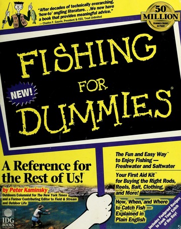 Fishing For Dummies (UK Edition) Paperback Book