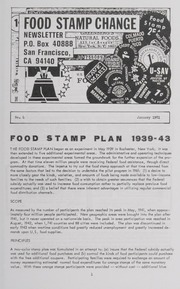 Food Stamp Change Newsletter: January 1981