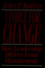 Cover of edition forceforchangeho00kott