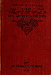 Cover of edition forwhomchristdi00rich