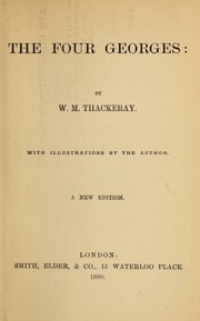 Cover of edition fourgeorge00thac