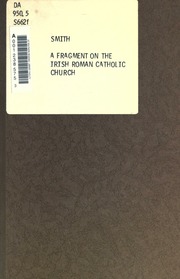 Cover of edition fragmentonirishr00smitiala
