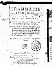 Grammaire françoise sur un plan nouveau [microform...