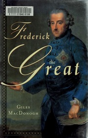 Cover of edition frederickgreatli00macd