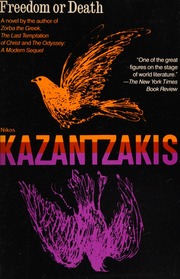 Cover of edition freedomordeathno0000kaza_s9f7