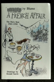 Cover of edition frenchaffairpari00blum