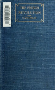 Cover of edition frenchrevolutio00carl