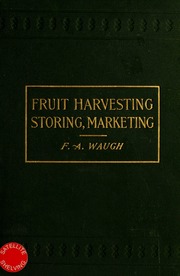 Cover of edition fruitharvestings00waug