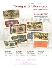 The August 2017 ANA Auction of World Paper Money