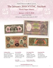 The January 2018 N.Y.I.N.C. Auction of World Paper Money