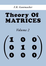 The Theory Of Matrices Vol 2