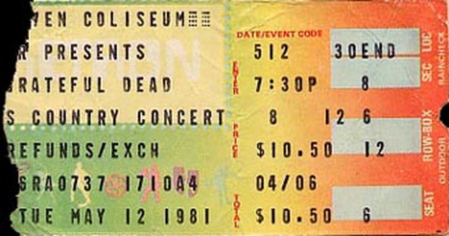 Grateful Dead Live at Coliseum on 1981-05-12 : Free Borrow & Streaming :  Internet Archive