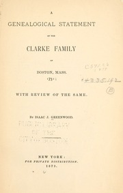 Cover of edition genealogicalstat1879gree