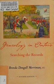 Cover of edition genealogyinontar0000merr