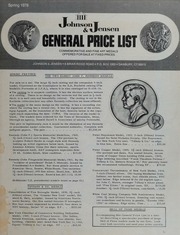 General Price List: Spring Feature