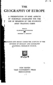 Cover of edition geographyeurope00greggoog