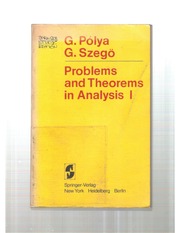 George Pólya And Gabor Szegö Problems And Theorems...