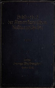 Cover of edition georgewashvon01lodgrich