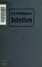 Cover of edition gesammelteschrif1v2hoff