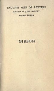 Cover of edition gibbonmori00moriuoft