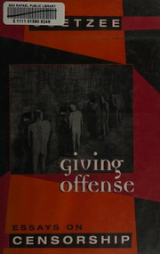 Cover of edition givingoffenseess0000coet