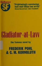 Cover of edition gladiatoratlaw0000pohl