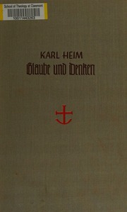 Cover of edition glaubeunddenkenp0000heim