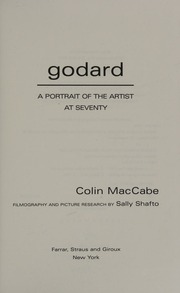 Cover of edition godardportraitof0000macc_t7f0