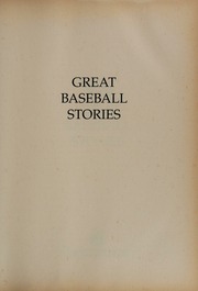 Cover of edition greatbaseballsto0000unse_u5c1