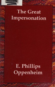 Cover of edition greatimpersonati0000oppe_i8a3