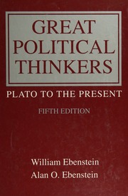 Cover of edition greatpoliticalth0000eben_h3g2