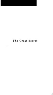 Cover of edition greatsecret00oppegoog