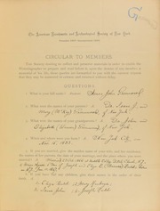 Greenwood, Isaac John, Jr. [Membership Survey].